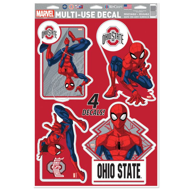 Ohio State Buckeyes / Marvel (c) Calcomanía multiusos MARVEL 2021 de 11" x 17"