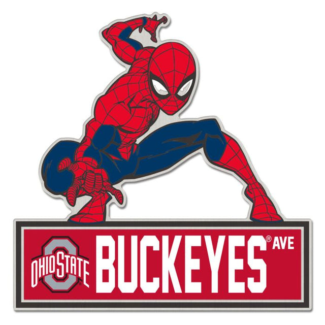 Tarjeta de joyería con pin de colección de MARVEL de Ohio State Buckeyes/Marvel (c) 2021