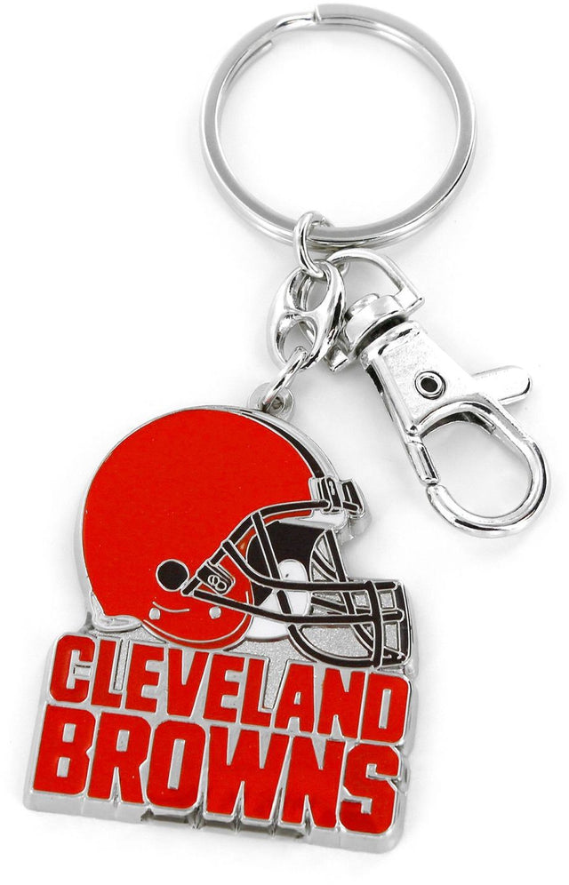 Llavero de peso pesado con el logotipo del equipo Cleveland Browns -KT-091-03