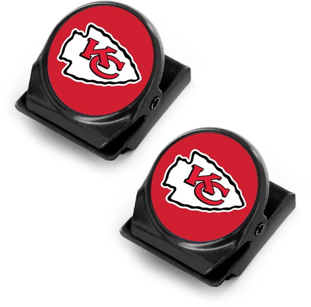 Paquete de 2 imanes con clip para notas de los Kansas City Chiefs - MG-1135-07