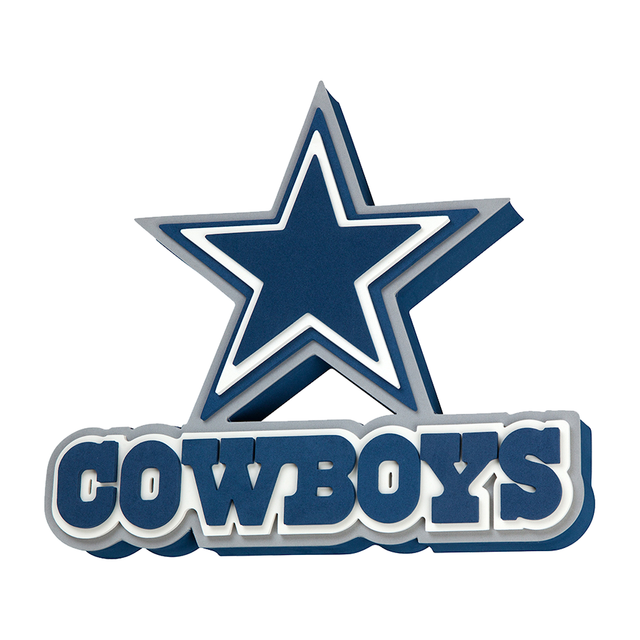 Letrero de pared con la palabra Dallas Cowboys -FF-595-17-WMK