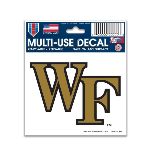 Calcomanía multiusos de los Demon Deacons de Wake Forest, 3" x 4"