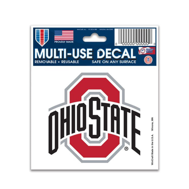 Calcomanía multiusos de Ohio State Buckeyes de 3" x 4"