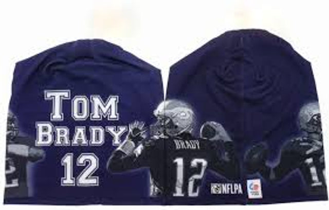 Gorro de lana de los New England Patriots, de peso pesado, con diseño de Tom Brady