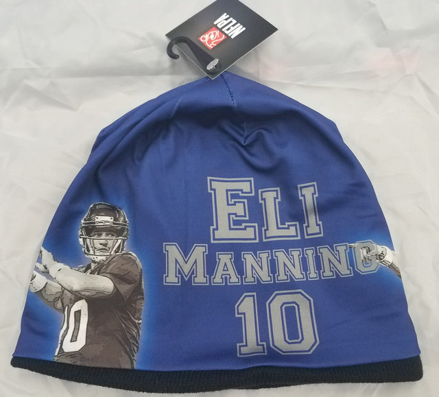 Gorro de peso pesado de los New York Giants de Eli Manning Design CO