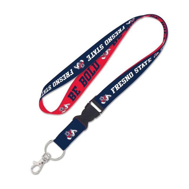 Fresno State Bulldogs Lanyard w/detachable buckle 1"