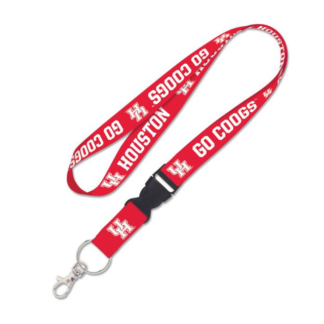 Houston Cougars Lanyard w/detachable buckle 1"