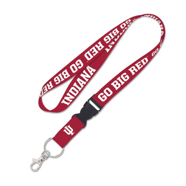 Indiana Hoosiers Lanyard w/detachable buckle 1"