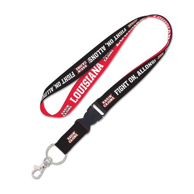 Louisiana - Lafayette Ragin Cajuns Lanyard w/detachable buckle 1"