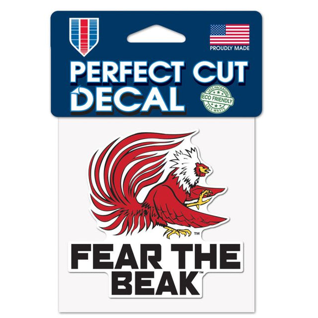 Jacksonville State Gamecocks SLOGAN Perfect Cut Color Decal 4" x 4"