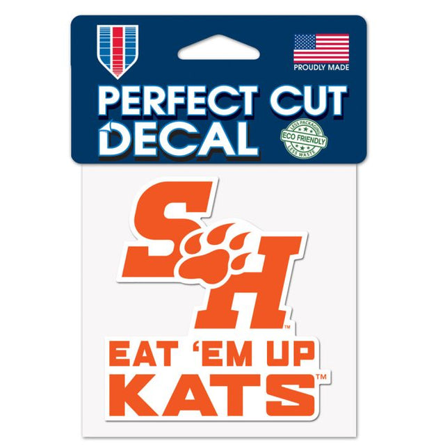 Sam Houston State Bearkats SLOGAN Perfect Cut Color Decal 4" x 4"