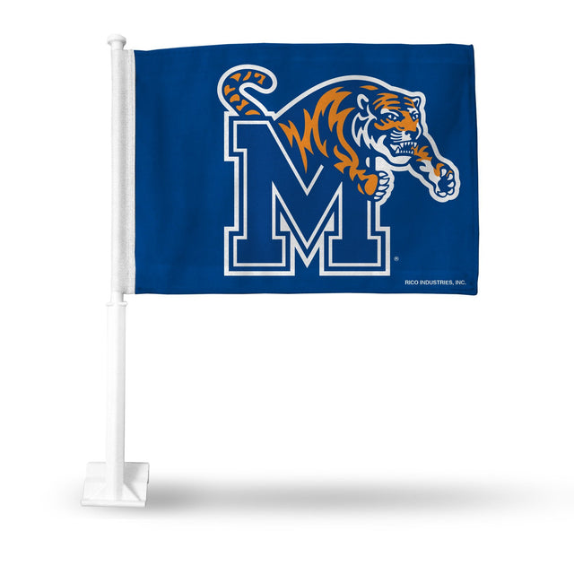 Coche con la bandera de los Memphis Tigers