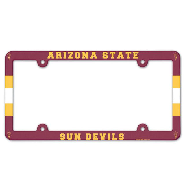 Arizona State Sun Devils Lic Plate Frame Full Color