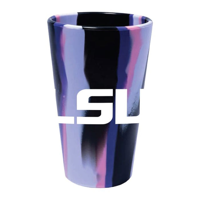 LSU Tigers 16 oz Silicone Pint Glass