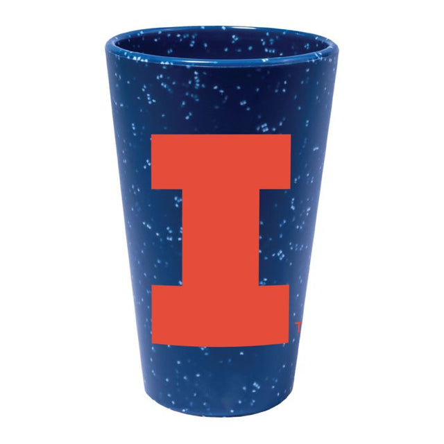 Illinois Fighting Illini 16 oz Silicone Pint Glass