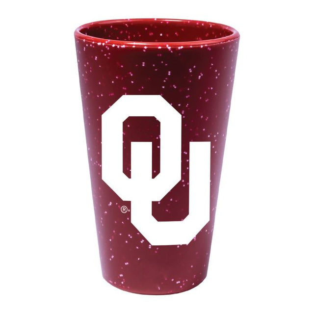 Oklahoma Sooners 16 oz Silicone Pint Glass