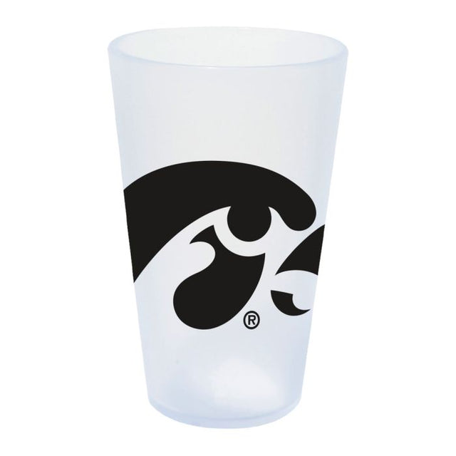 Vaso de pinta de silicona de 16 oz de Iowa Hawkeyes