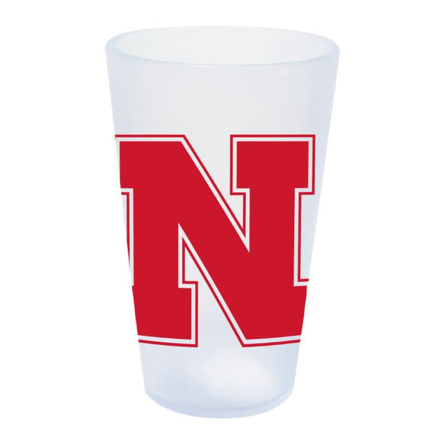 Nebraska Cornhuskers ICICLE 16 oz Silicone Pint Glass