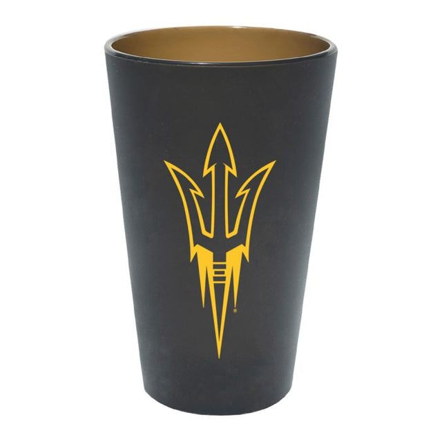 Arizona State Sun Devils color 16 oz Silicone Pint Glass