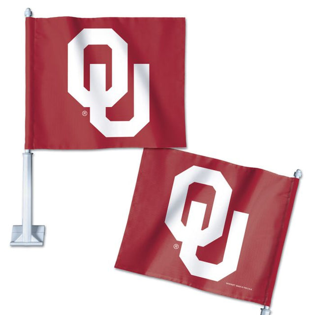 Bandera para auto de los Oklahoma Sooners, 11,75" x 14"