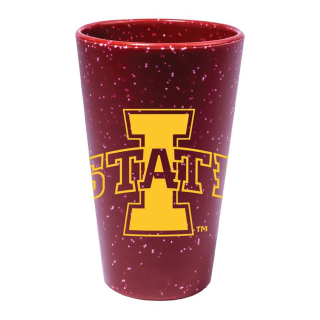 Vaso de pinta de silicona de 16 oz de Iowa State Cyclones