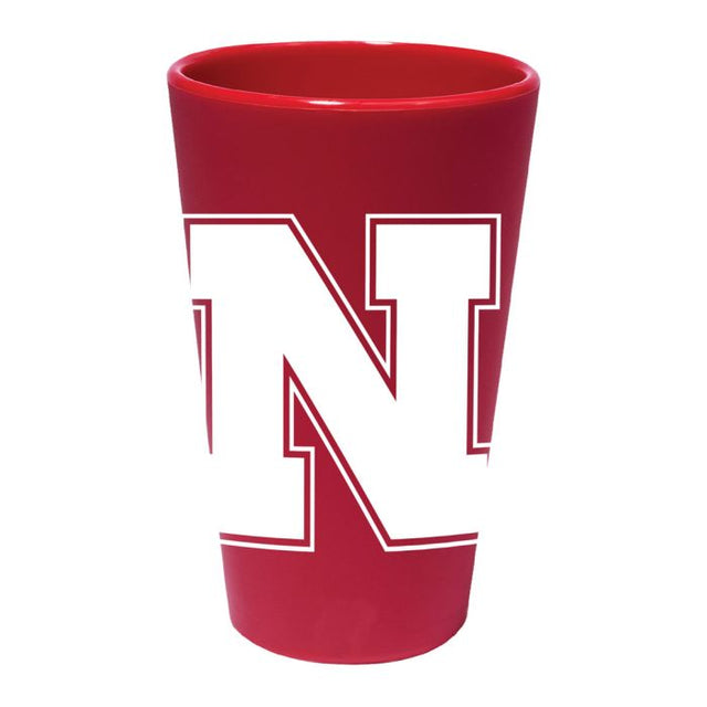 Nebraska Cornhuskers 16 oz Silicone Pint Glass