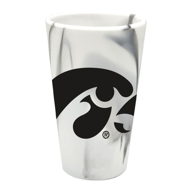 Vaso de pinta de silicona de 16 oz de Iowa Hawkeyes