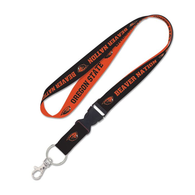 Cordón de Oregon State Beavers con hebilla desmontable de 1"