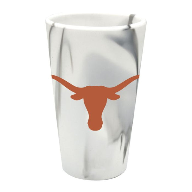 Texas Longhorns MOUNTAIN MARBLE 16 oz Silicone Pint Glass