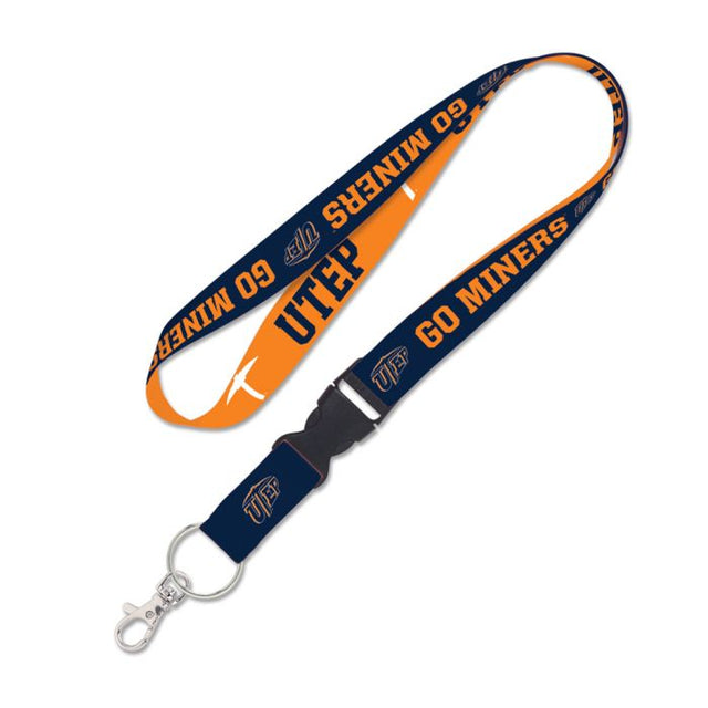 UTEP Miners Lanyard w/detachable buckle 1"