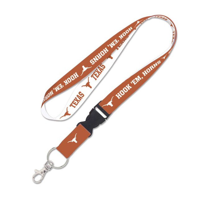 Texas Longhorns Slogan Lanyard w/detachable buckle 1"