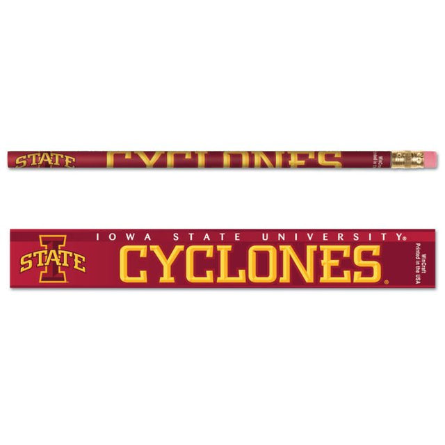 Paquete de 6 lápices Iowa State Cyclones