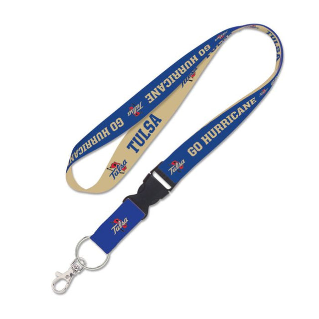 Tulsa Golden Hurricanes SLOGAN Lanyard w/detachable buckle 1"