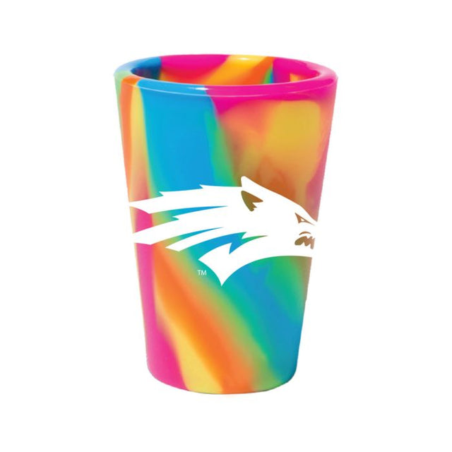 Vaso de chupito de silicona de 1,5 oz con diseño de Nevada Wolf Pack HIPPIE HOP