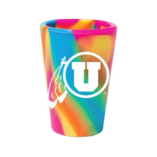 Utah Utes HIPPIE HOPS 1.5oz Silicone Shot Glass