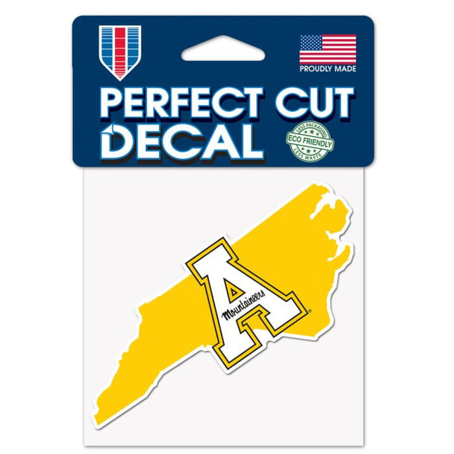 Appalachian State Mountaineers Perfect Cut Color Decal 4" x 4"