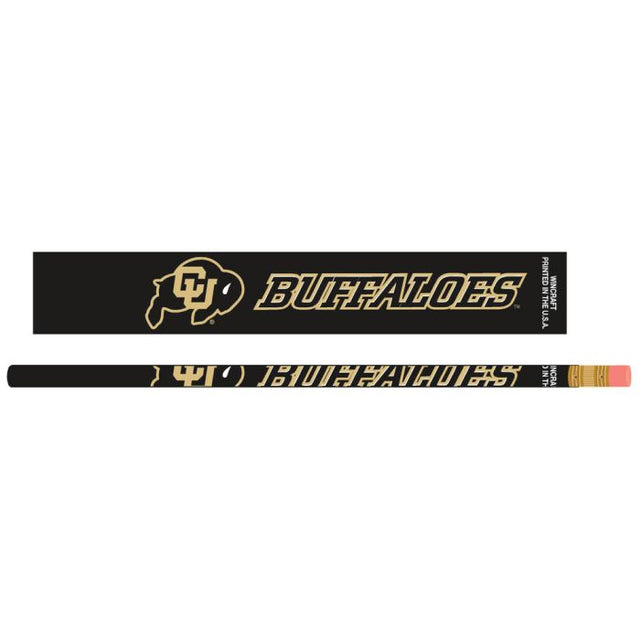 Paquete de 6 lápices de los Colorado Buffaloes