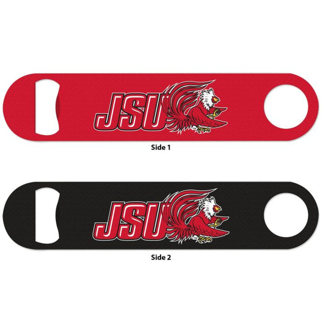 Abridor de botellas de metal de dos lados de los Jacksonville State Gamecocks