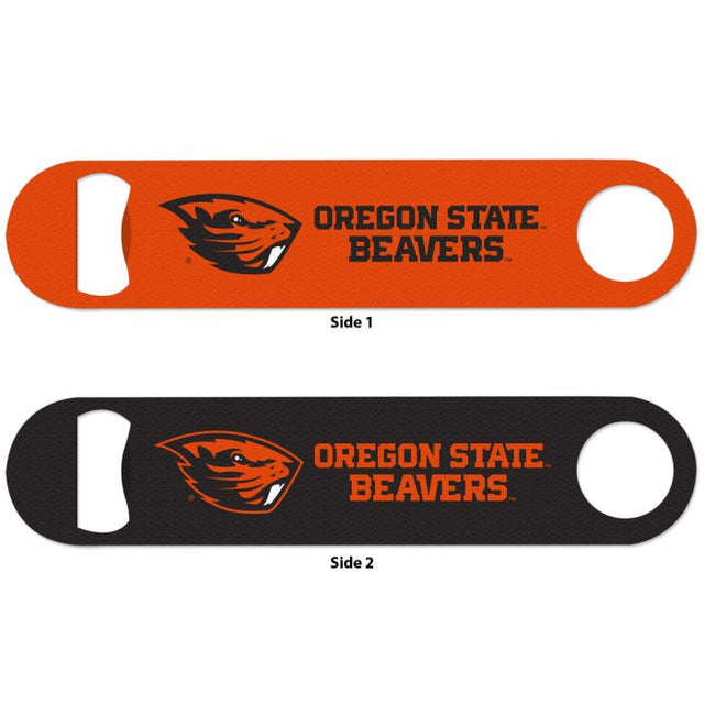 Abridor de botellas de metal de dos lados de Oregon State Beavers