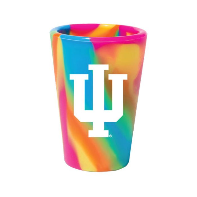 Vaso de chupito de silicona de 1,5 oz de Indiana Hoosiers