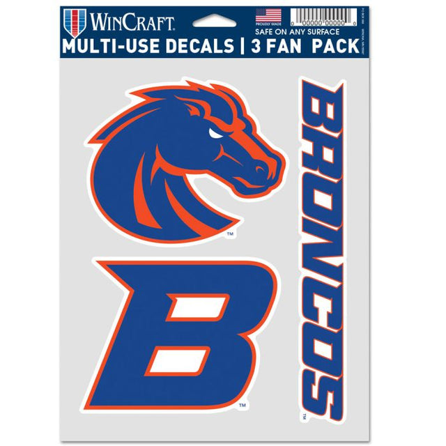 Paquete multiusos para 3 fanáticos de los Boise State Broncos