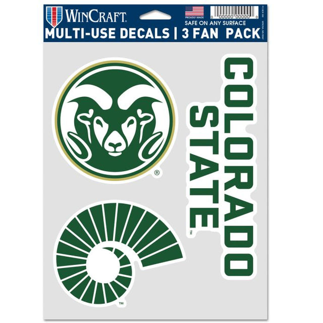 Colorado State Rams Multi Use 3 Fan Pack