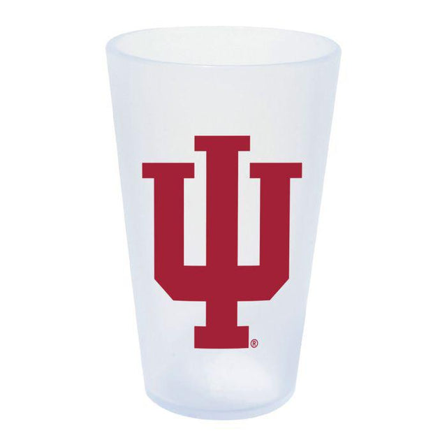 Vaso de pinta de silicona de 16 oz de Indiana Hoosiers