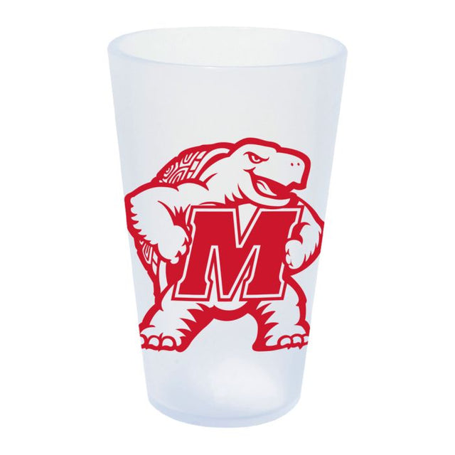 Vaso de pinta de silicona de 16 oz de Maryland Terrapins