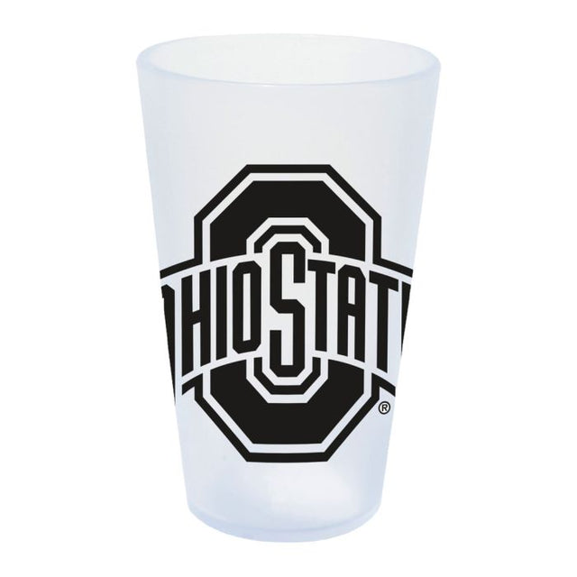 Vaso de pinta de silicona de 16 oz de Ohio State Buckeyes