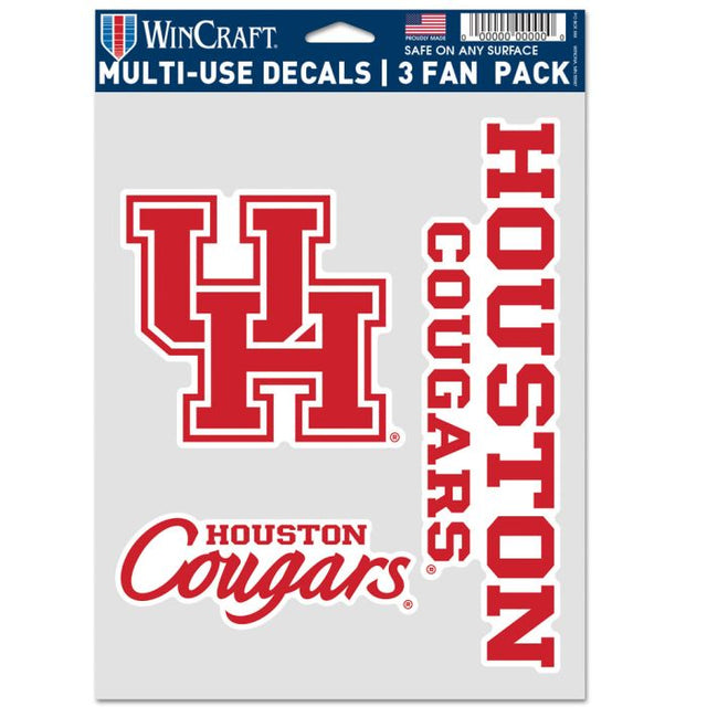 Houston Cougars Multi Use 3 Fan Pack