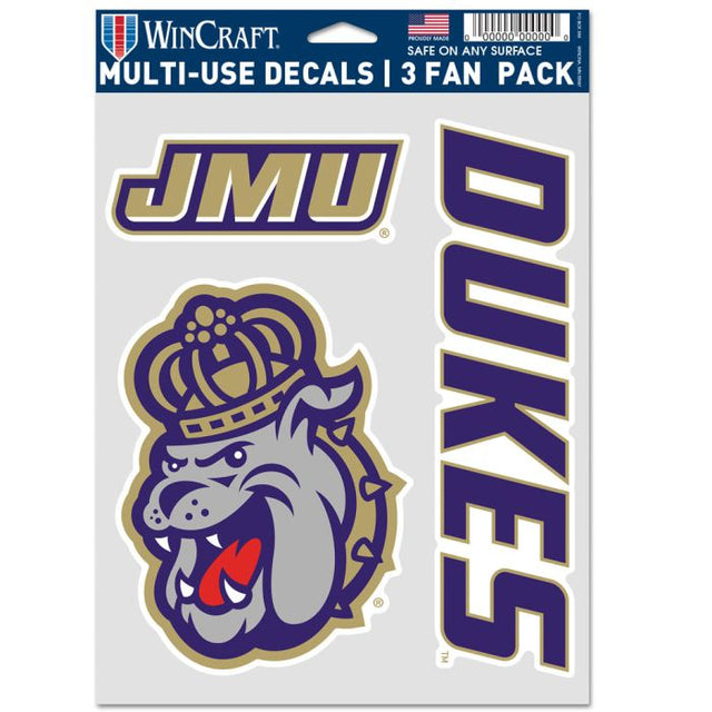 James Madison Dukes Multi Use 3 Fan Pack