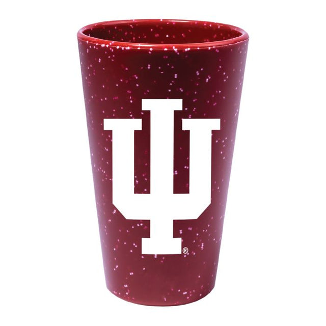 Vaso de pinta de silicona de 16 oz de Indiana Hoosiers