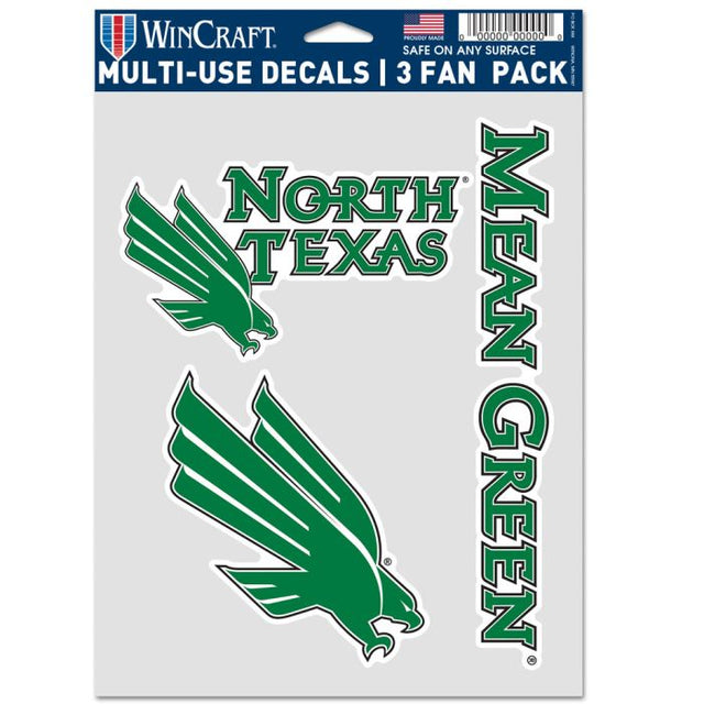 Paquete de 3 ventiladores multiusos North Texas Mean Green