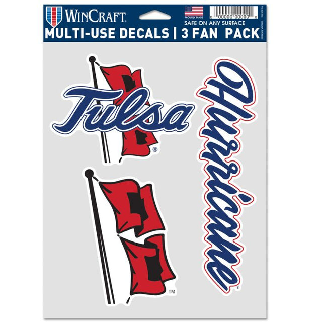 Tulsa Golden Hurricanes Multi Use 3 Fan Pack